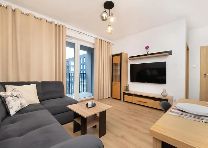 Lägenhet Modern With Parking & Near Manufaktura In By Renters Łódź